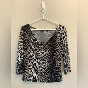 Femme brand, early 2000’s style scoop neck dressy top.